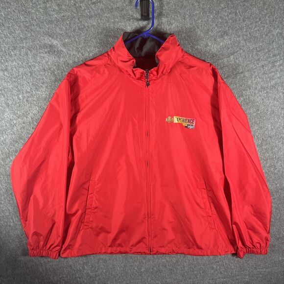 North End 2019 NFL Draft Experience Windbreaker Mens‎ Size XL Red Full Zip - Picture 1 of 8